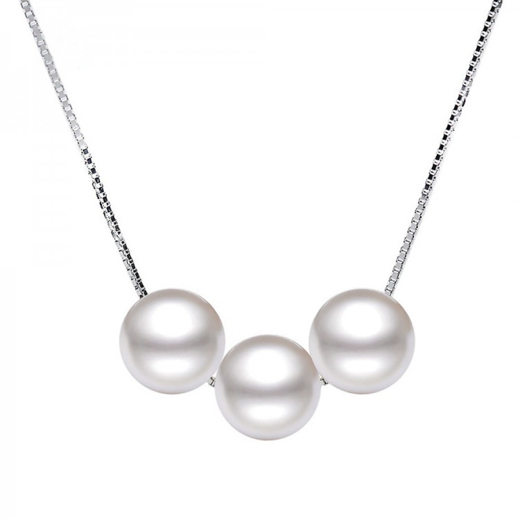 Three Pearl Necklace 